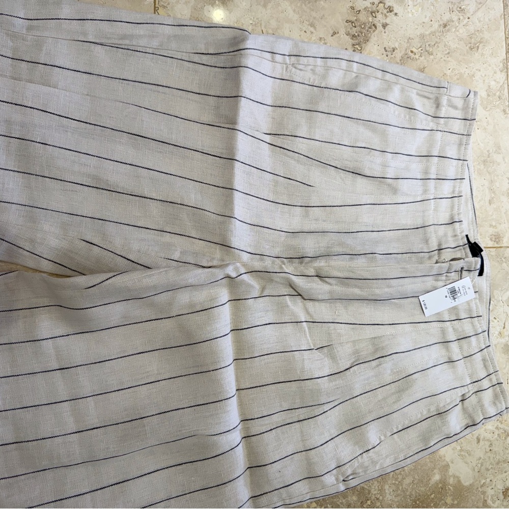 Banana Republic Striped Linen Pants